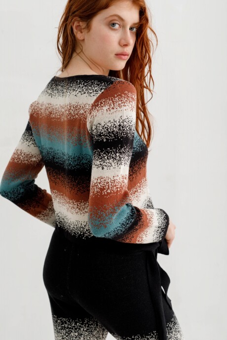 Suza Knitted Top Terracota