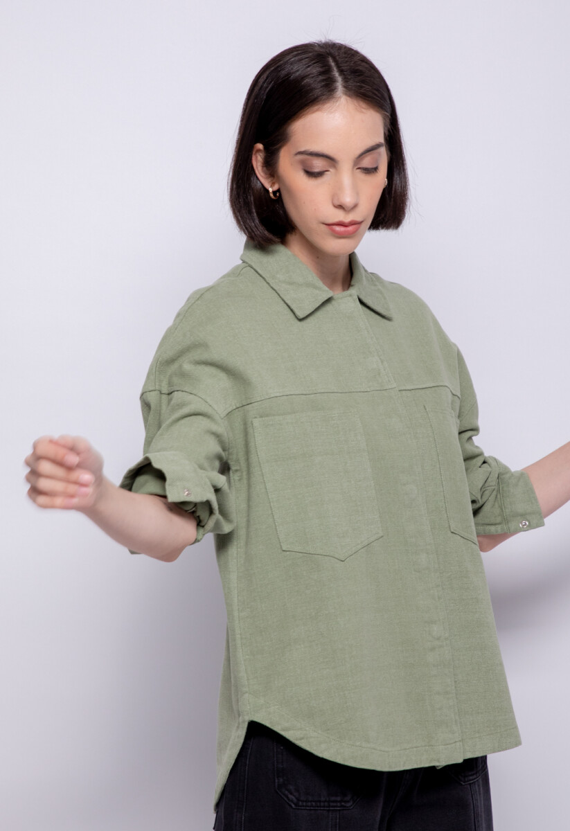 SOBRECAMISA CONTI - Verde Militar 