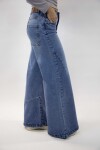 Jean baggy con pinzas azul