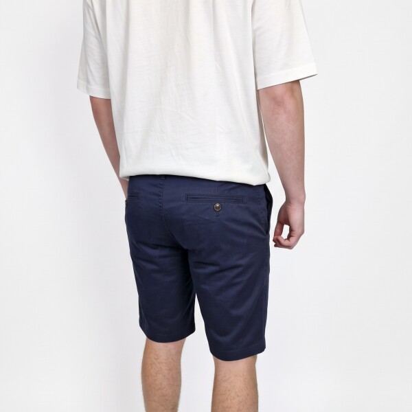 Bermuda Flat Algodón V27 Navy