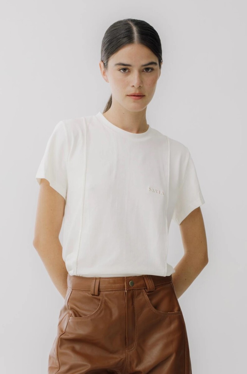 TSHIRT SHORT FW24 - Blanco 