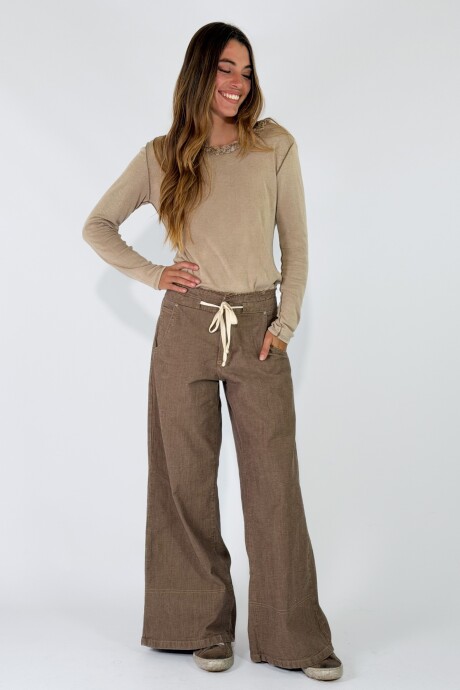 PANTALON DAKOTA Marron