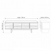 MUEBLE TV Z03 NOGAL (CD) Unica