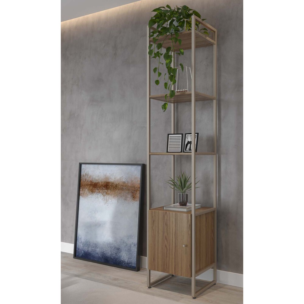 ESTANTERÍA MDF-Y-METAL VOSS