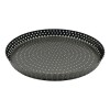 TARTERA PERFORADA ACERO CARBONO FONDO REMOVIBLE 28 cms TARTERA PERFORADA ACERO CARBONO FONDO REMOVIBLE 28 cms