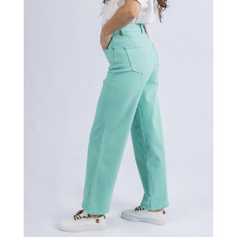 Pantalón twill UFO Paris verde Verde claro