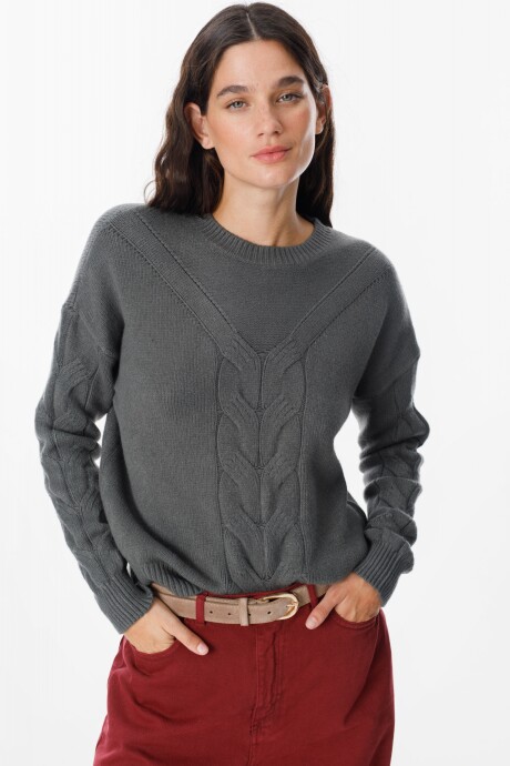 Sweater Hiedra Verde Oliva