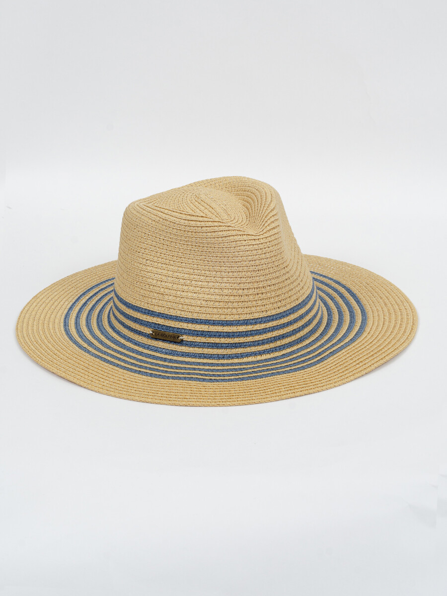 Sombrero combinado - beige 