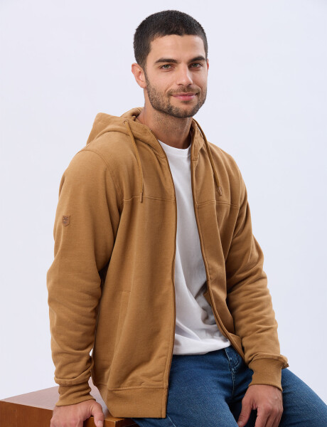 CANGURO CON CAPUCHA Beige