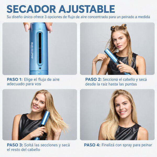 Multistyler Babylisspro Styleswitch Ionic Air Bntss-5pkuz CEPILLO MULTISTYLER BABYLISS 5EN1