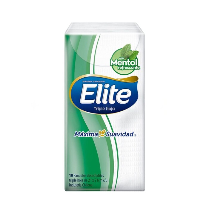 ELITE CARILINA MENTOL PAQUETE X 10 UNID. única