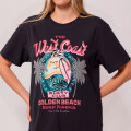 T-SHIRT VAIBE RUSTY Gris Oscuro