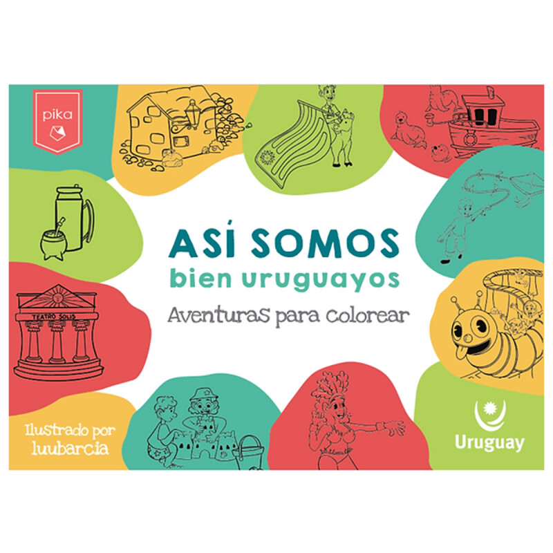 Block para colorear Así somos bien uruguayos Block para colorear Así somos bien uruguayos