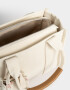 City Cartera City Canvas - Blanco Crudo