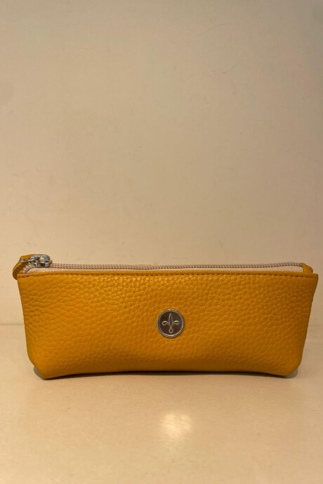 Portacosmeticos Mostaza