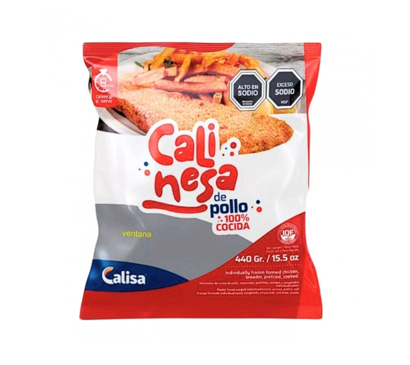MILANESA POLLO CALINESA 440grs 