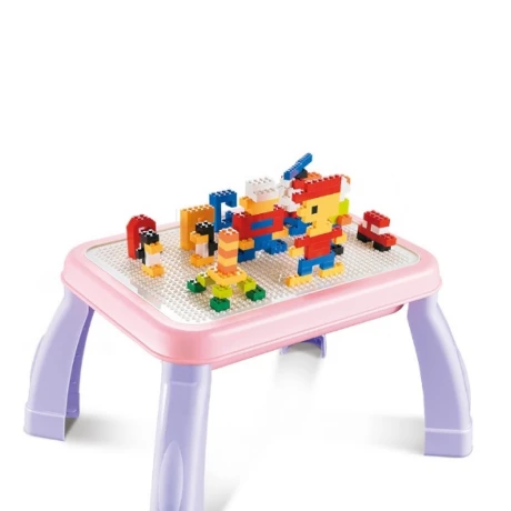 Juego de Escritorio de Bloques 2 en 1 ROSA