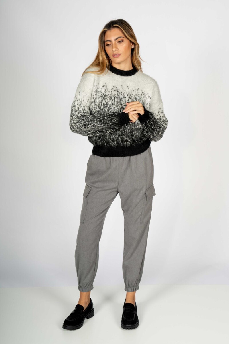 Sweater Degra Negro