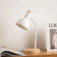 2 X Lampara De Escritorio Portatil Nordica Madera Vintage Blanco