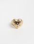 Anillos Medianos y Grandes Corazón Anillo De Corazón - Dorado