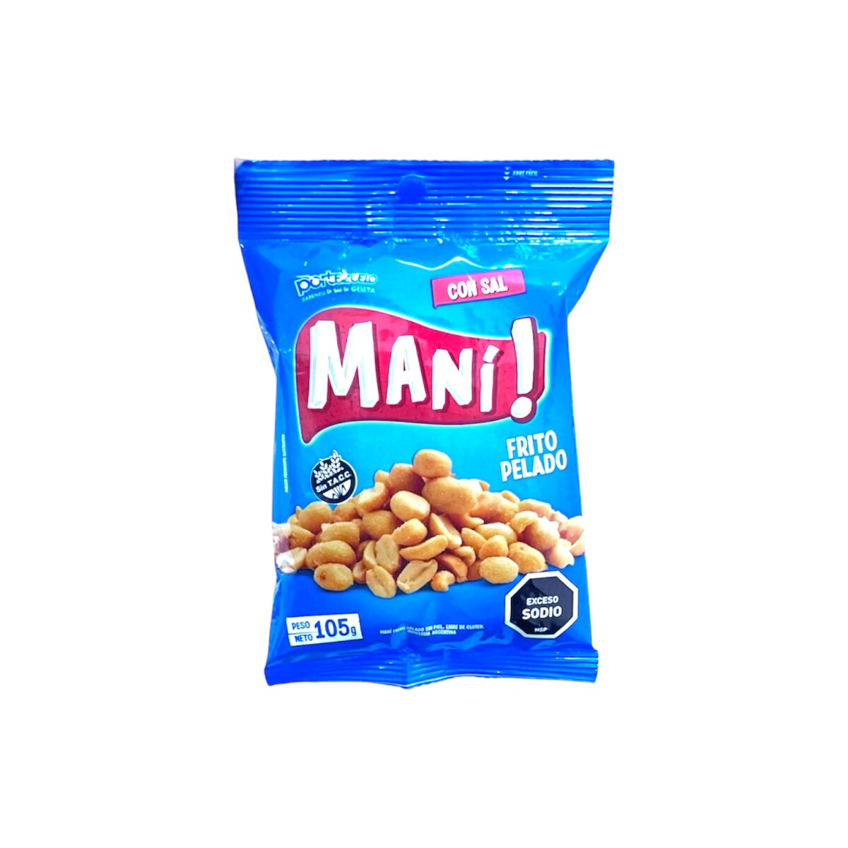 Mani Salado Portezuelo 105 grs 