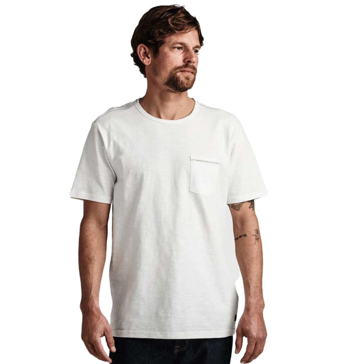 Remera Roark Well Worn - Blanco 