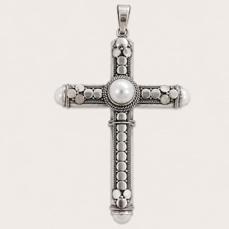 Dije Cruz Pearl - Plata 925 Dije Cruz Pearl - Plata 925