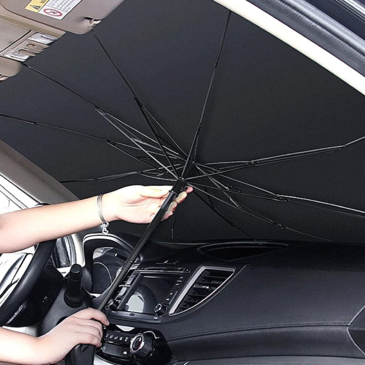 Parasol Paraguas Para Auto 