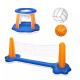 Inflable Piscina Set Red Voley Y Aro Basket Sin Color