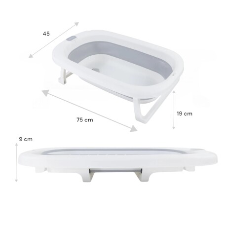 Bañera Plegable con almohadon y reductor GRIS Bebesit Bañera Plegable con almohadon y reductor GRIS Bebesit