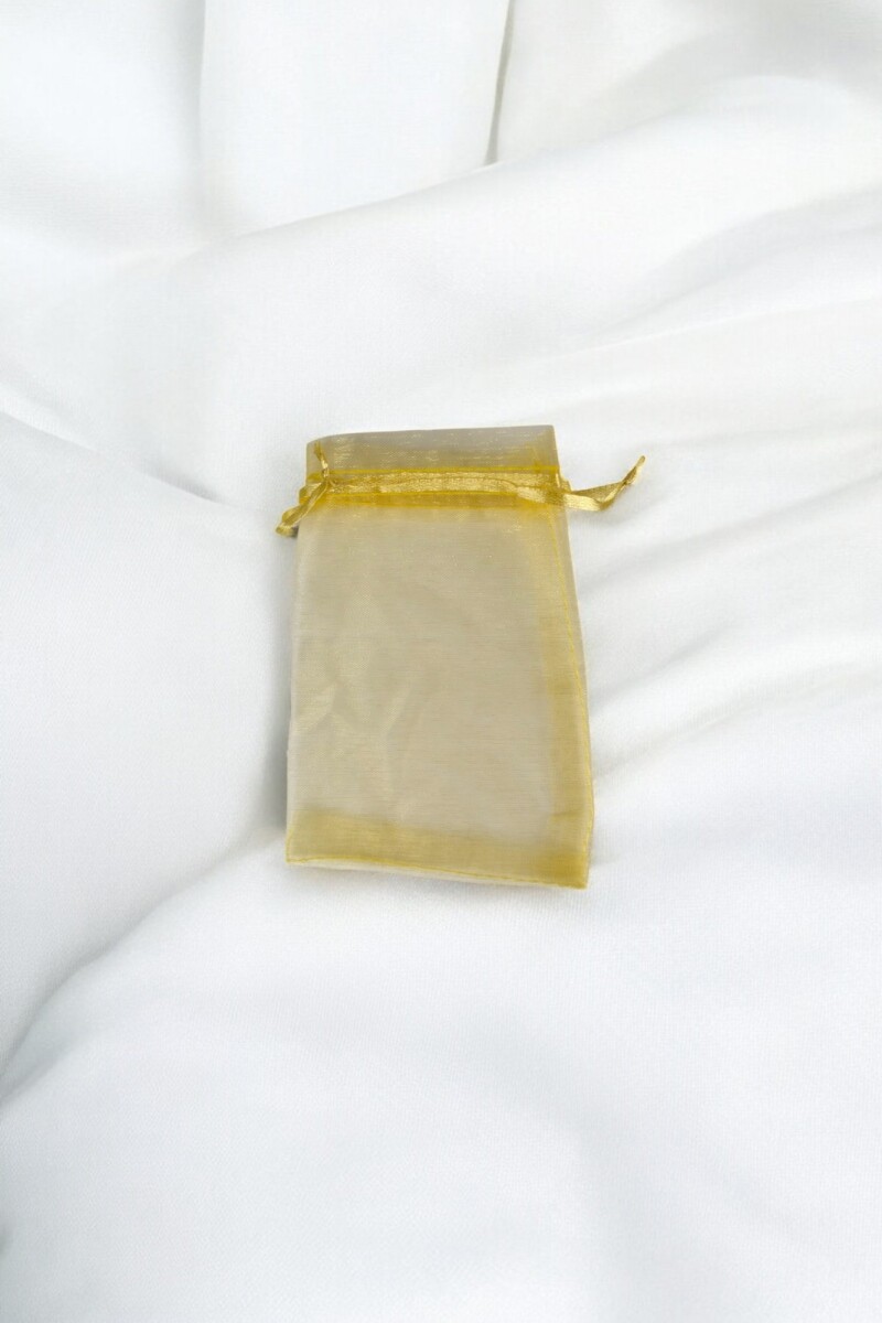 Bolsa organza 9x15 cm. - ORO 