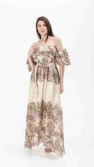 VESTIDO BRODERIE BEIGE