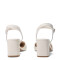 Zapato de Mujer Bottero abierto con tobillera Blanco