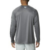 Remera Terminal Tackle LS Hombre CITY GREY BLAC
