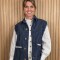 Chaleco Moto Denim stripped