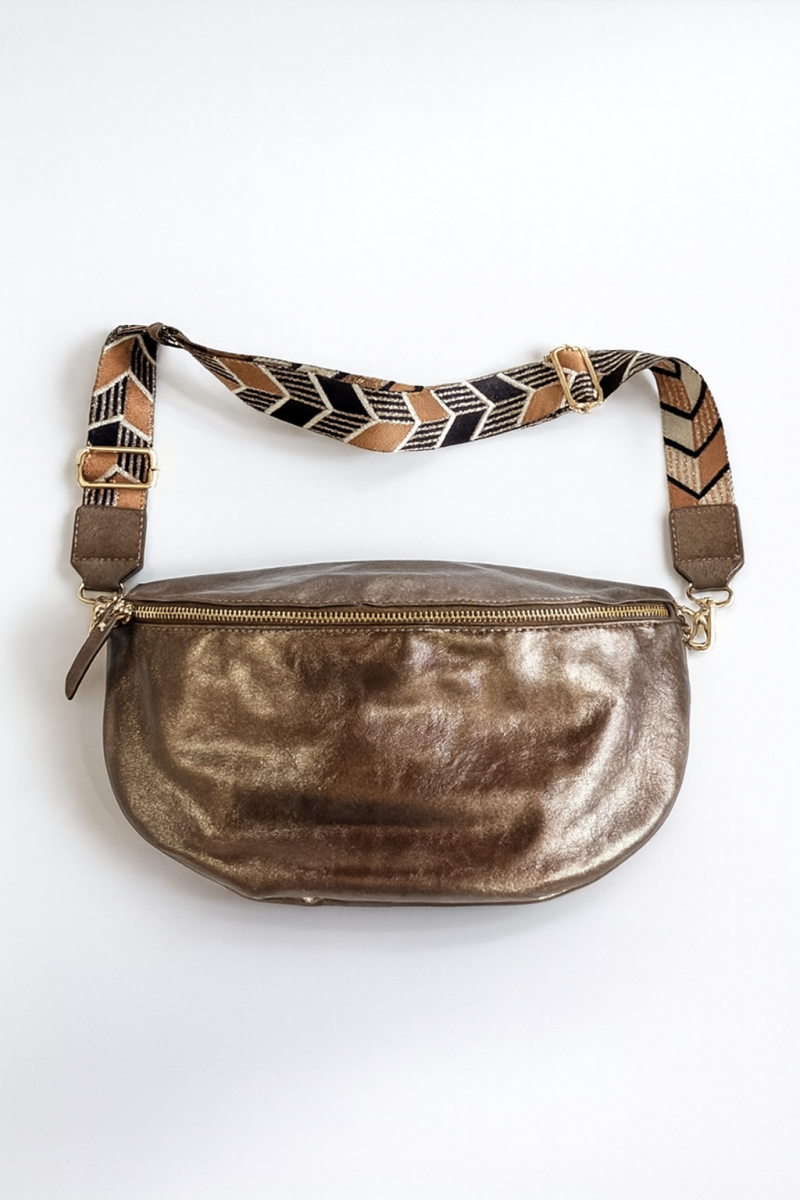 RIÑONERA CLEO - BRONCE 