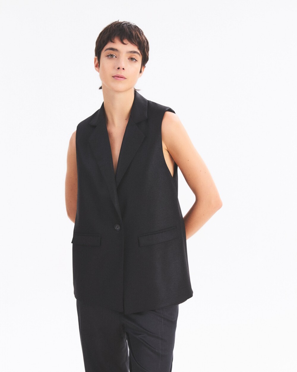 Chaleco Sheen Negro