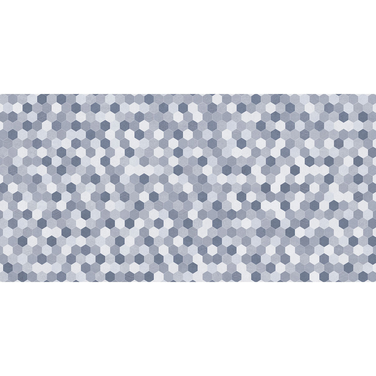 Ceramicas 30X60 Brillo Pulido Gamas De Azul Sin Rectificar 