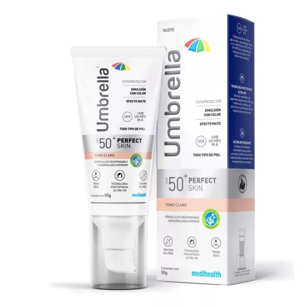 Protector Solar Umbrella | Perfect Skin T Claro Spff 50+ | 50ml Protector Solar Umbrella | Perfect Skin T Claro Spff 50+ | 50ml
