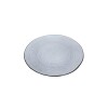 PLATO PLAYO CERAMICA GRIS ESPIRAL 26.5CM Unica