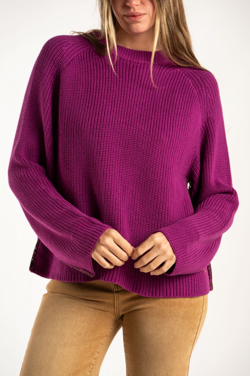 Sweater Algodon Magenta
