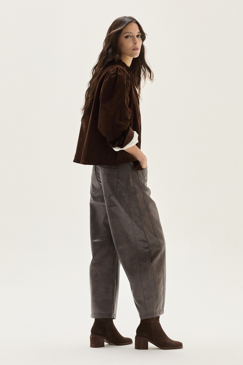 Camisa Tavi Chocolate