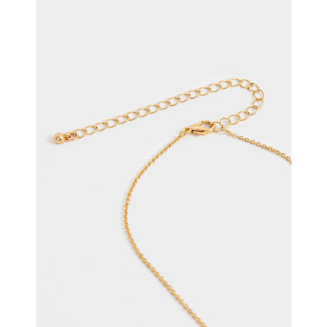 Set De Collar Y Aros Con Cubic Zirconia Dorado