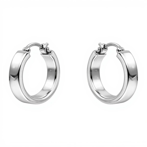 Caravanas Aro Entero- Plata 925- Sin Piedra - CA4112 ca4112