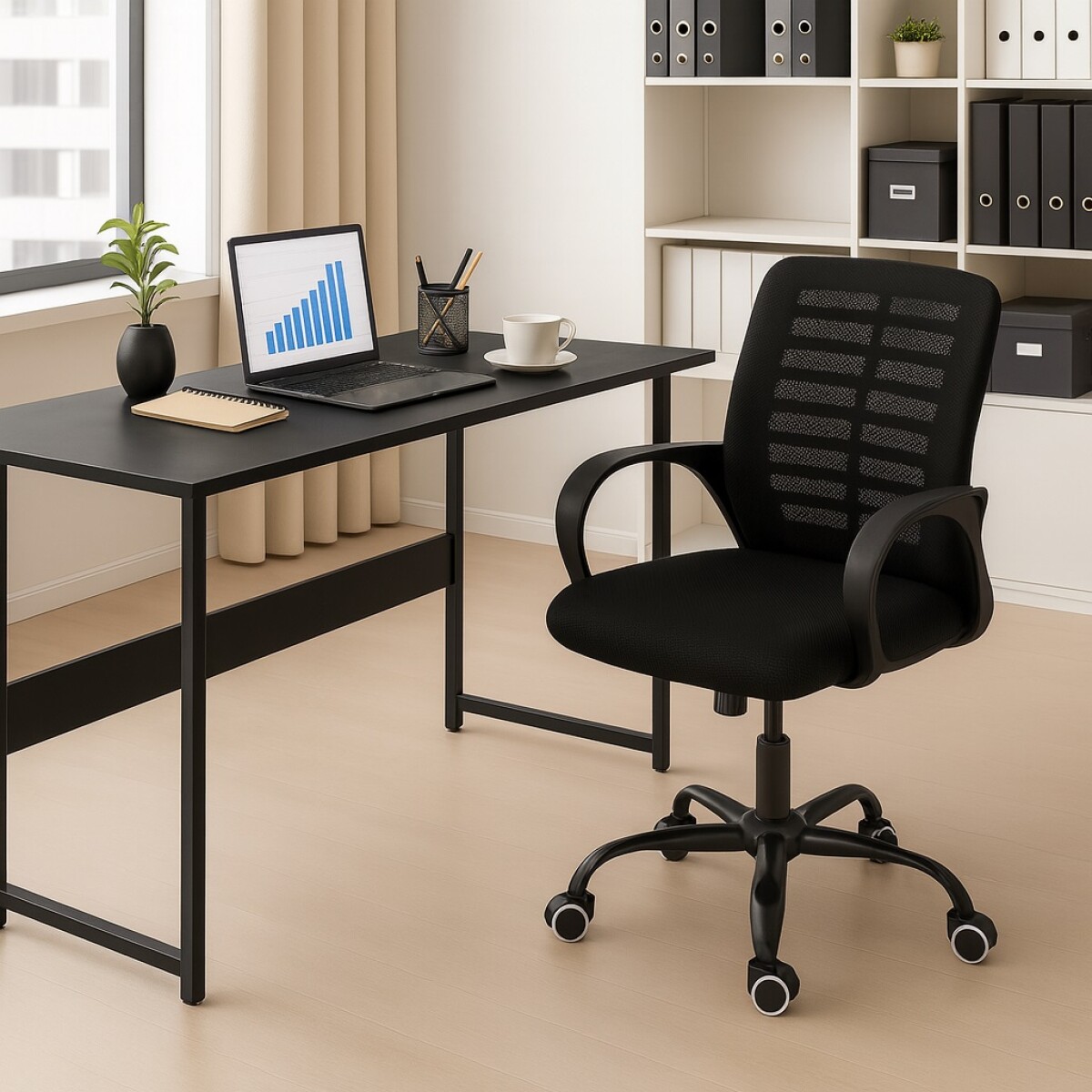 Set De Oficina De Escritorio Y Silla Giratoria 