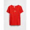 V-SU SS RIB TEE HOT RED 664