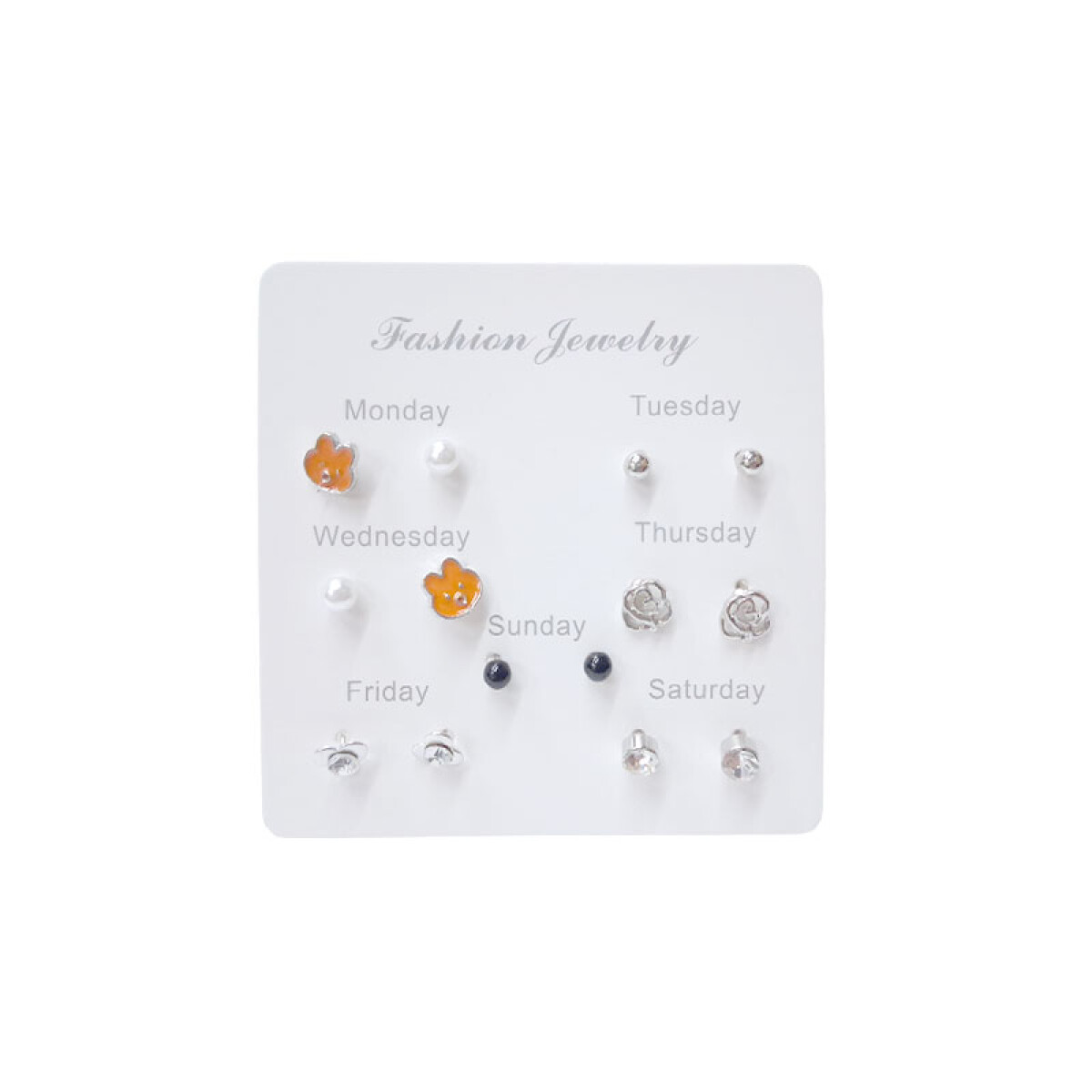 Caravanas hipoalergénicas x7 pares - Caravanas Hipoalergénicas X7 Pares 