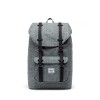 Herschel Little America Mid-Volume - Unisex Raven Crosshatch