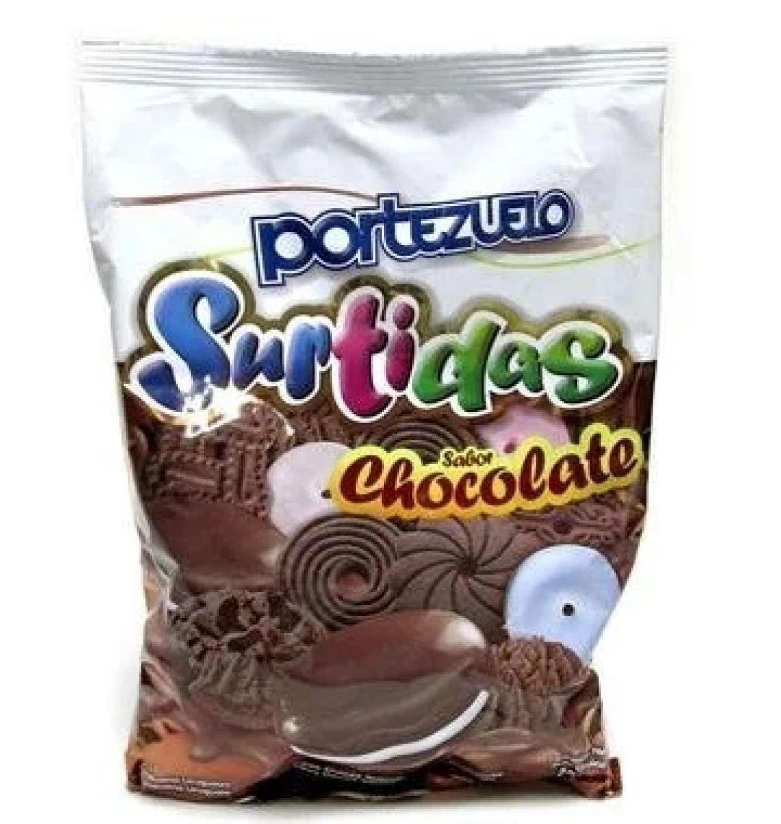 GALLETA SURTIDA CHOCO 350G PORTEZUELO 