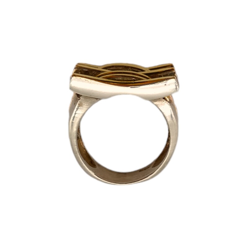 Anillo Varios-Plata y Oro-Sin Piedra-AN5038 sinpiedra